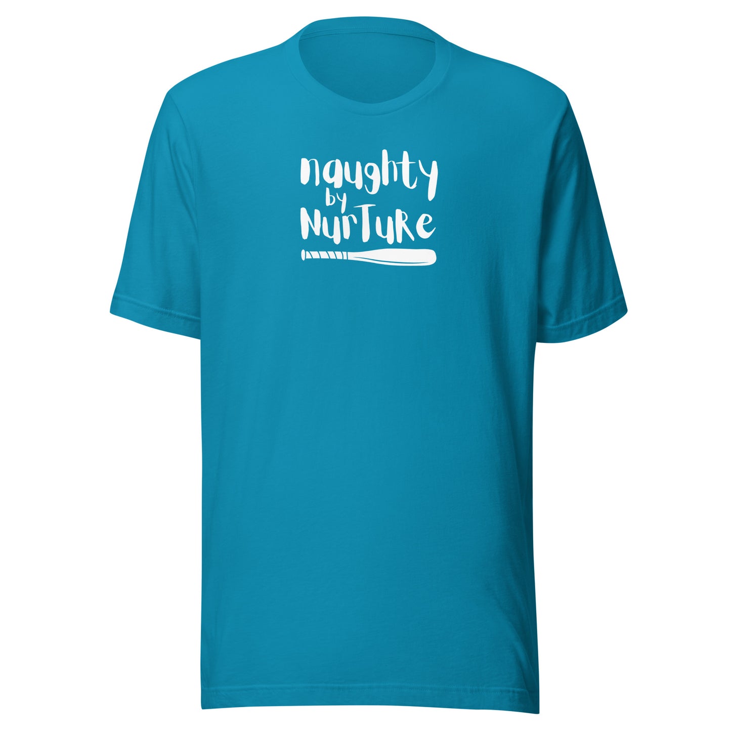 Naughty by Nurture | Unisex T-Shirt | Speedgoat Clothing