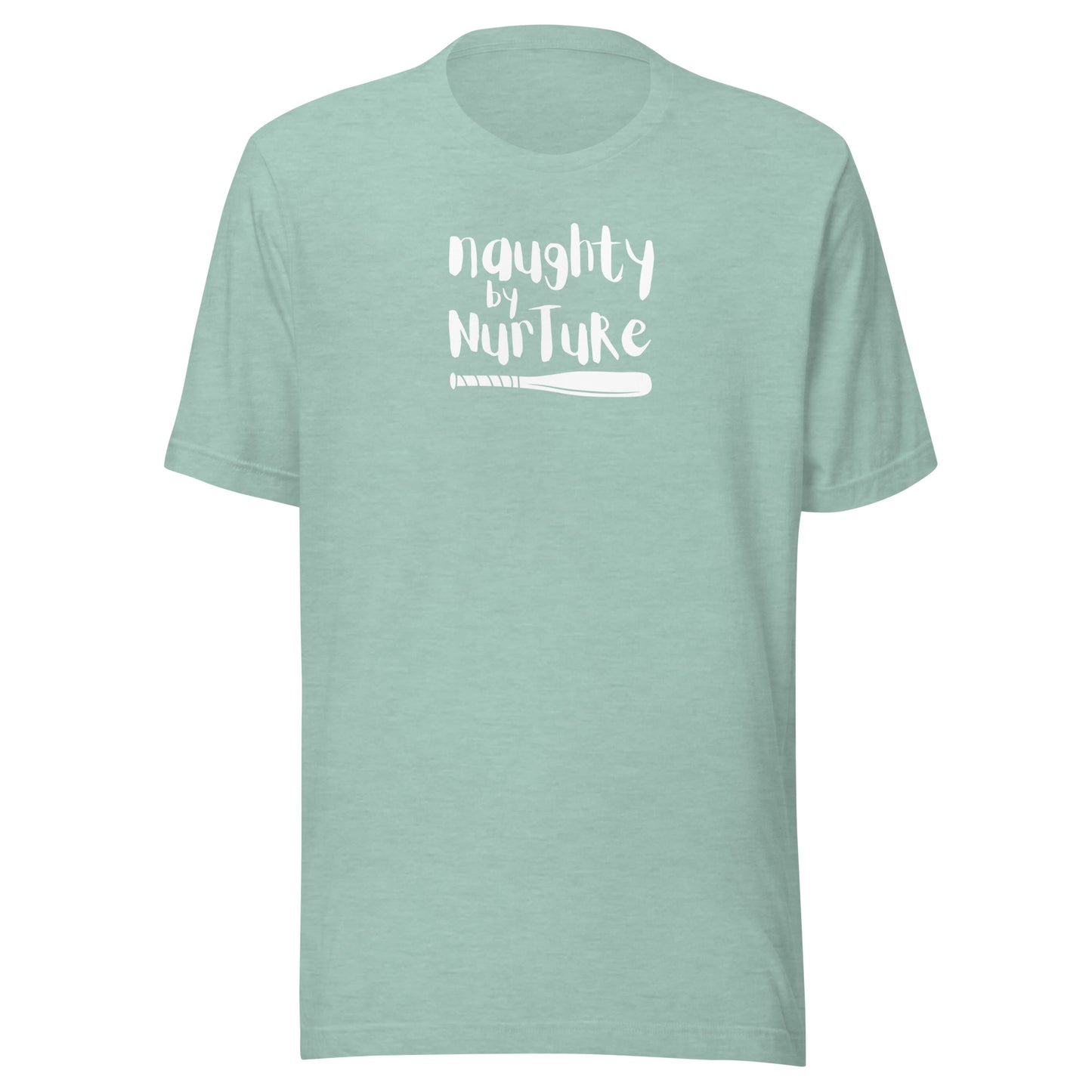 Naughty by Nurture | Unisex T-Shirt | Speedgoat Clothing