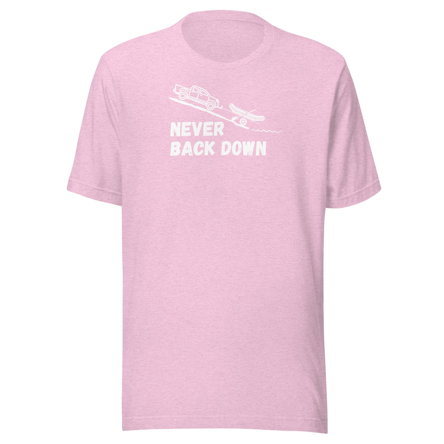 Never Back Down | Unisex T-Shirt | Speedgoat Clothing