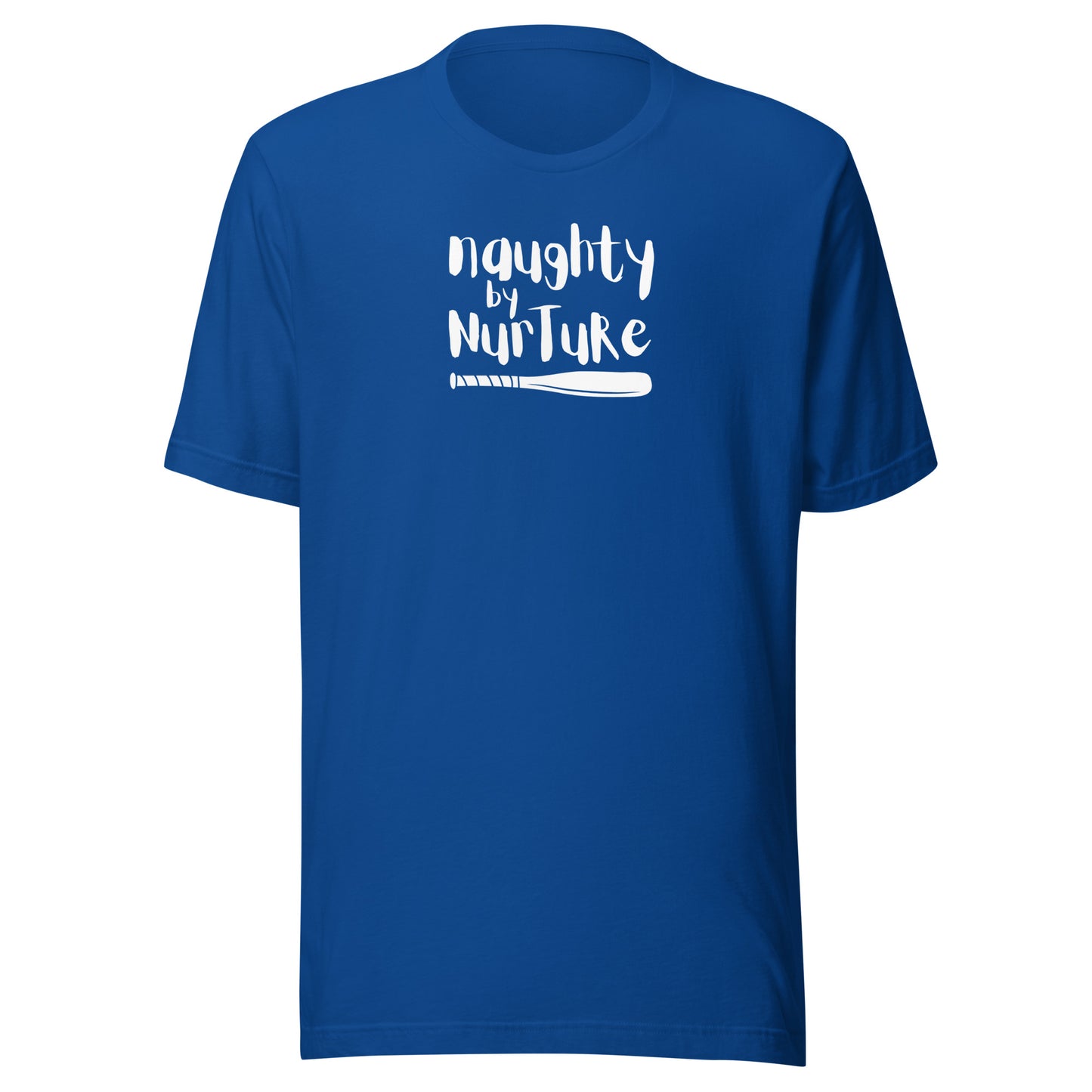 Naughty by Nurture | Unisex T-Shirt | Speedgoat Clothing